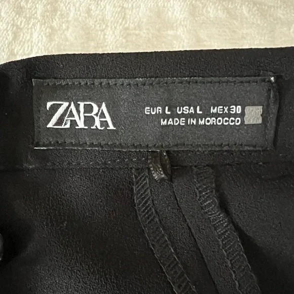 Zara crepe midi dress. Size large. - Picture 2 of 4